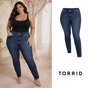 NEW Torrid Dark Blue Skinny Jeggings Jeans for Women